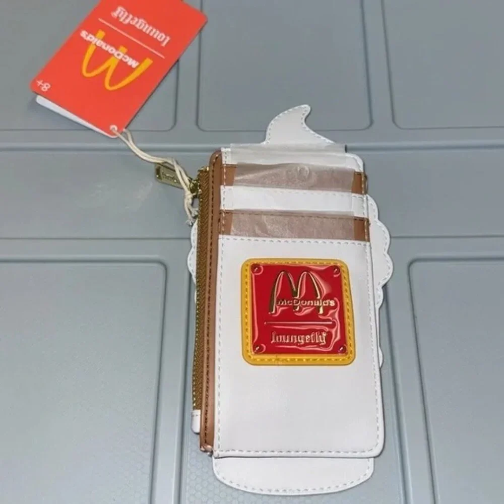 Loungefly McDonald's Soft Serve Ice Cream Cone Card Holder NWT - Picture 2 of 6